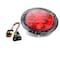 Truck-Lite Super 44, Led, Red, Round, 6 Diode, Stop/Turn/Tail, Black Flange Mount Forget S.S.,  44036R - alternate 3
